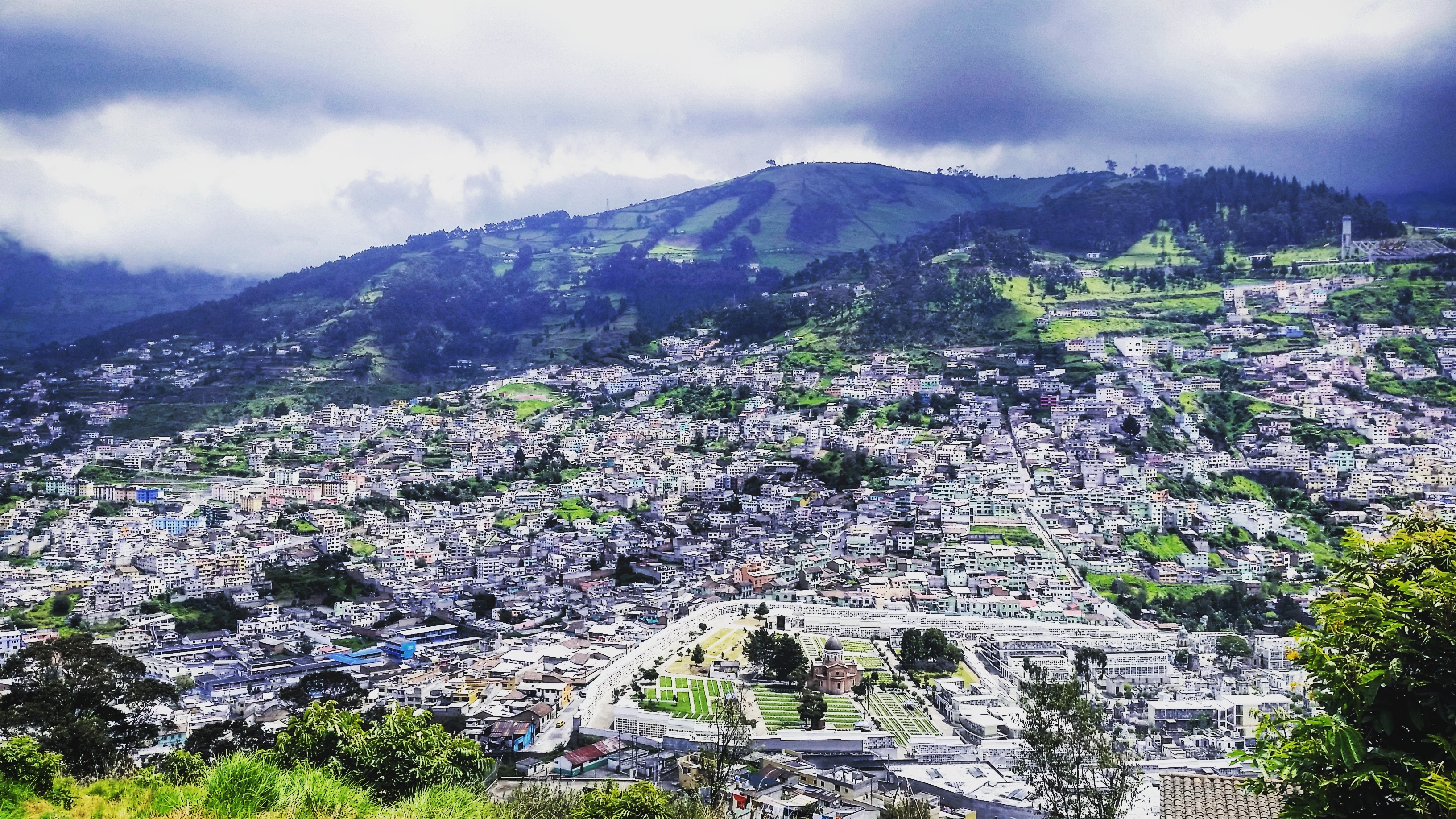The city of Quito- Ecuador's capital