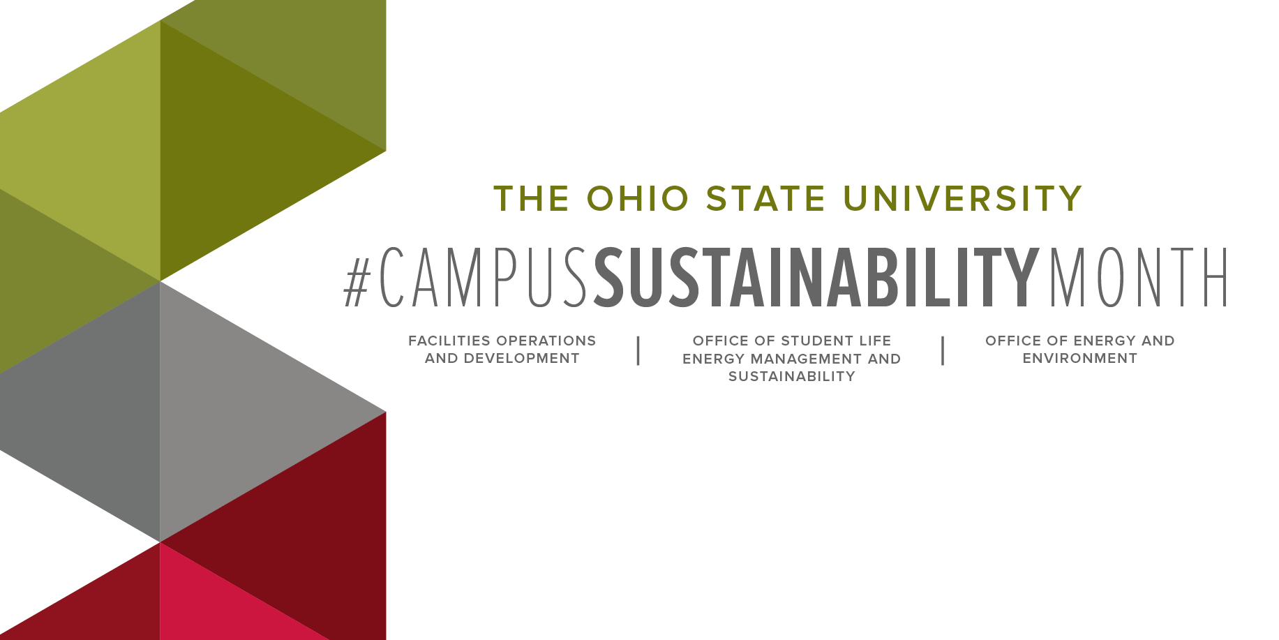 October is Campus Sustainability Month! Green Buckeyes