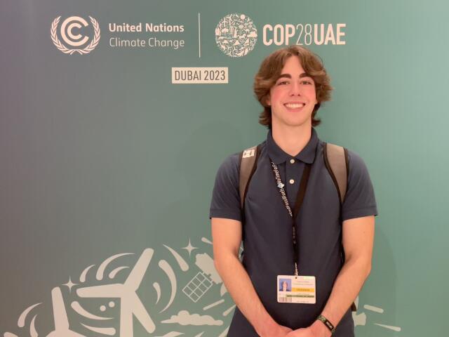 Luke at COP28 in Dubai