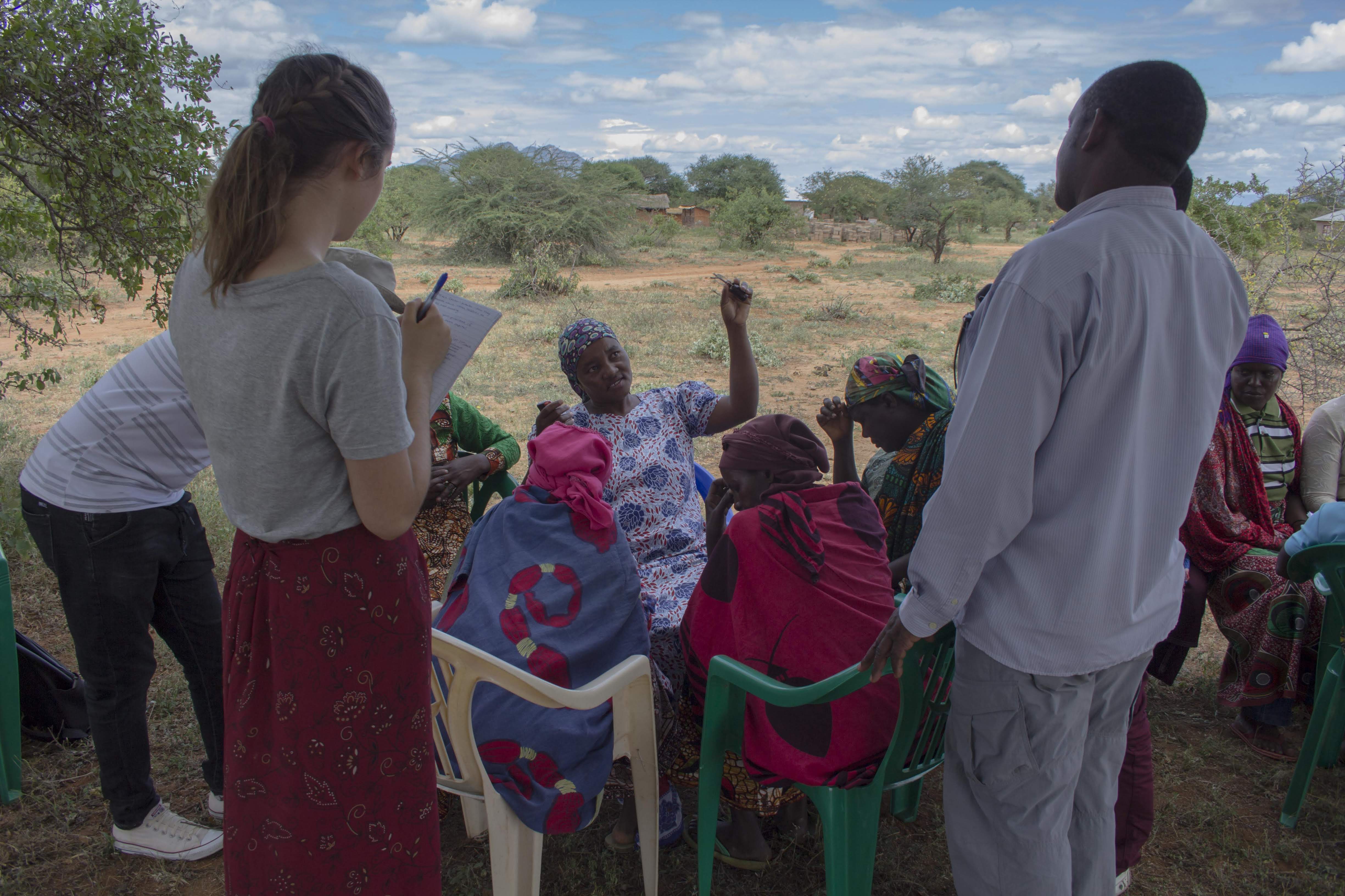 Meeting with the women's group in Marwa village