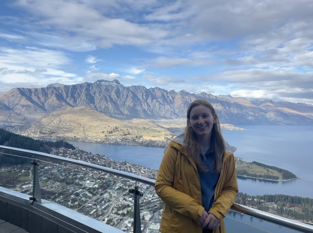 Julia in New Zealand.