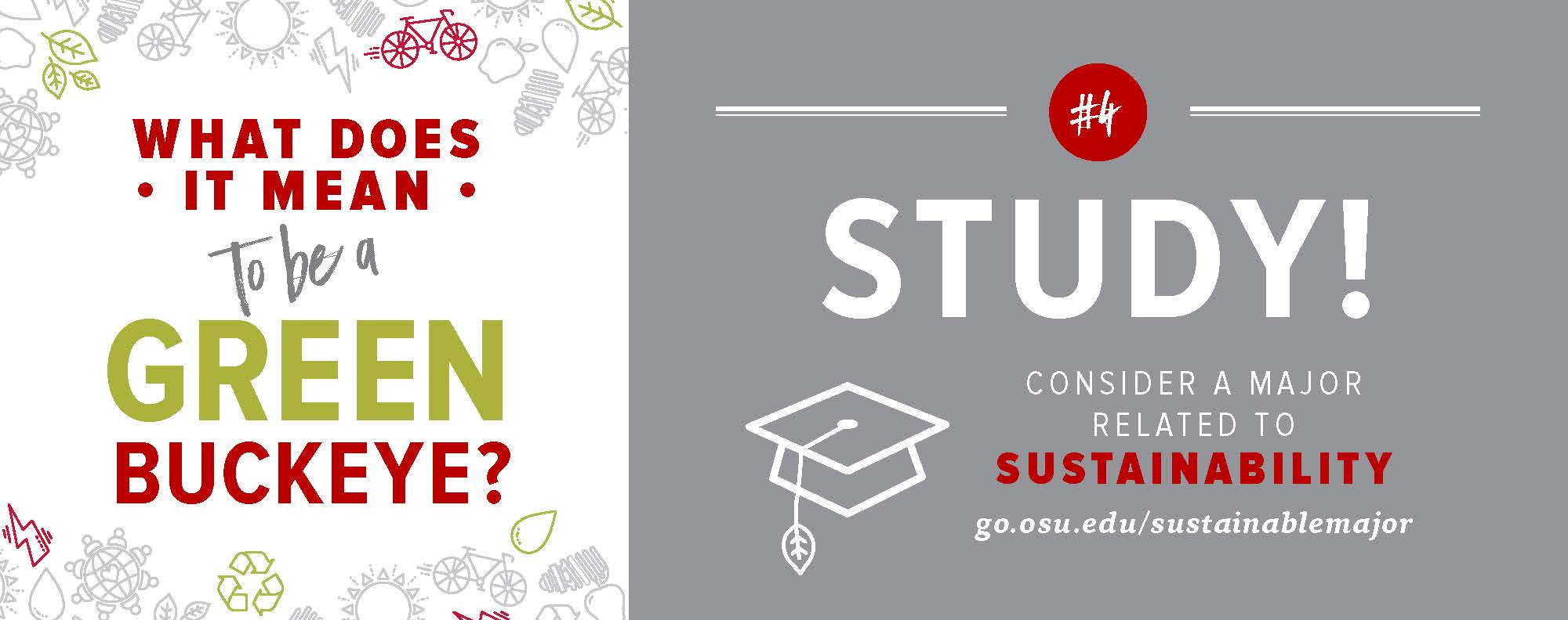 Be a Green Buckeye and consider a major related to sustainability